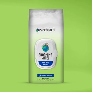 earthbath® Grooming Wipes, Green Tea & Awapuhi, 100 ct-vsell24.com